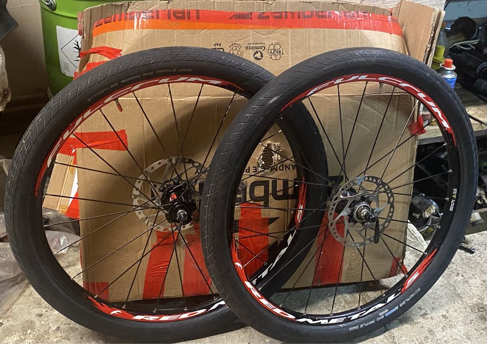 Колеса 26 FULCRUM RED METAL 5+покришки schealbe big apple