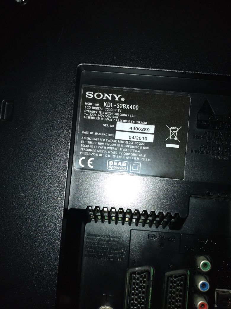 Televisão LCD sony