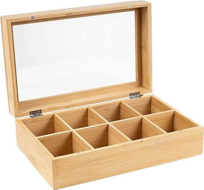 Bambusowy Pojemnik na Herbatę Ekspresową