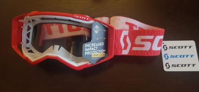 Óculos goggles Scott e 100% (enduro / motocross / downhill)