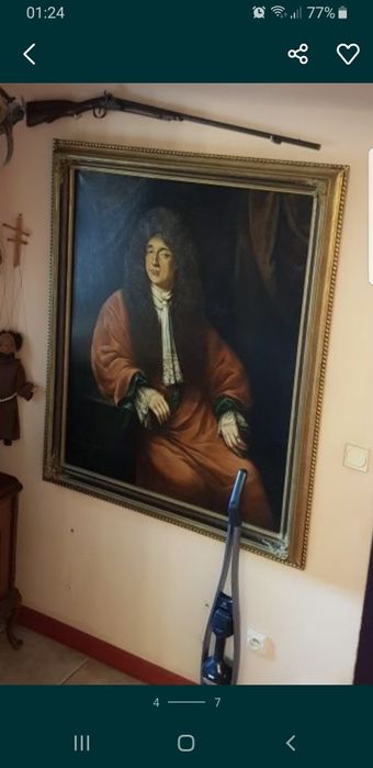 XIX w Portret Burmistrza Gdańska Olej na Płótnie Cudo !!! Okazja !!!