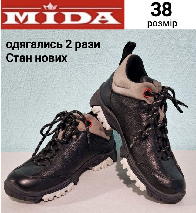 Ботинки черевики MIDA 38 розмр / шкіра / Стан Нових