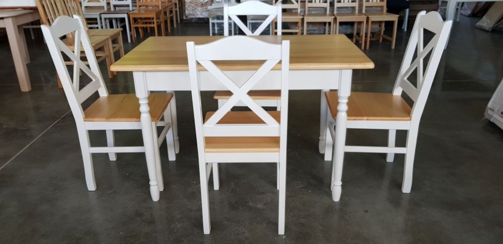 Zestaw 4 krzesła+ stół do restauracji baru jadalni  Producent promocja