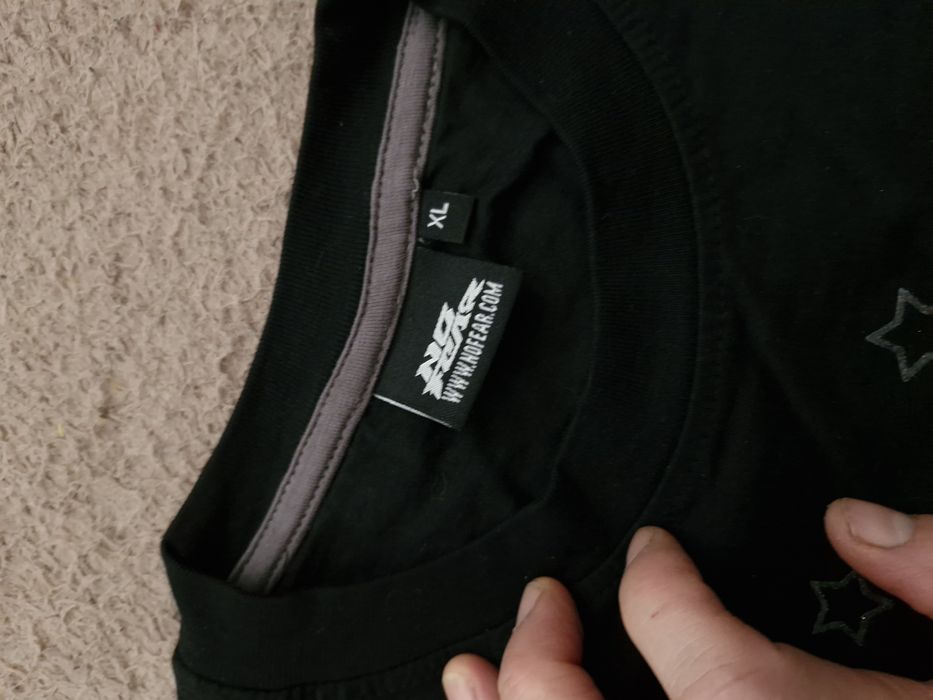 Nowa czarna koszulka No Fear, w rozm. XL