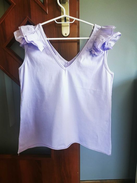 Włoska bluzka na ramiączkach rozm 38