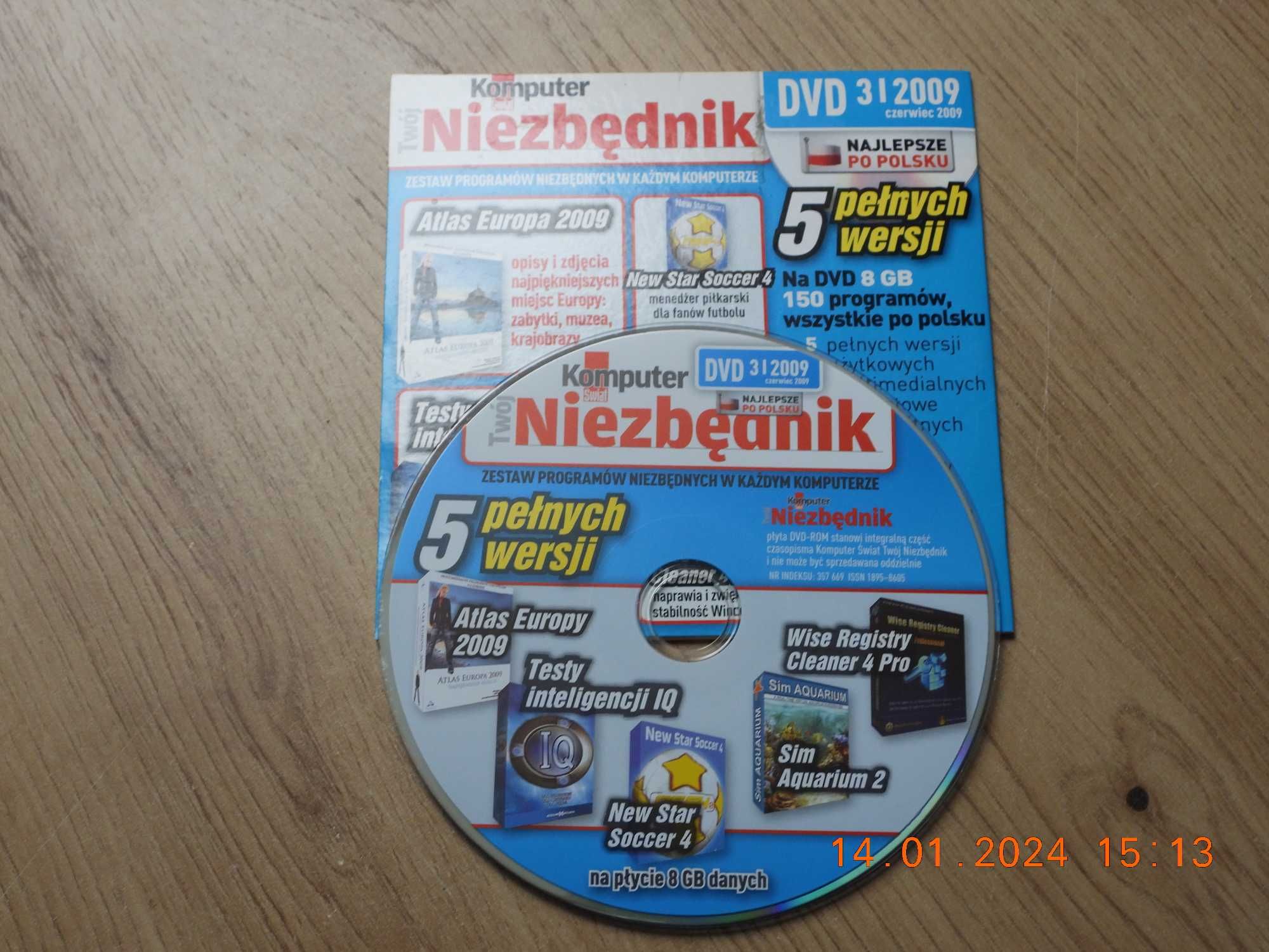 Komputer Świat -Twój Niezbędnik nr 3/2009   DVD