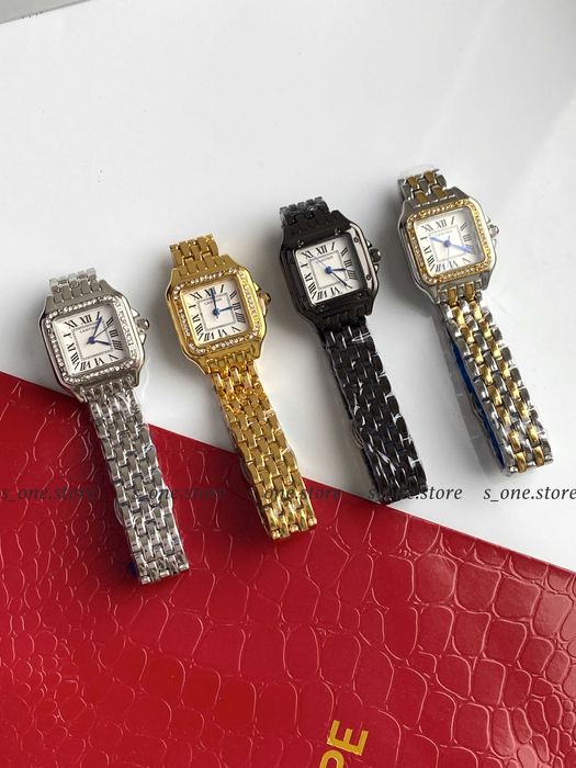 Жіночий годинник картьє, женские часы Cartier Panthere mini