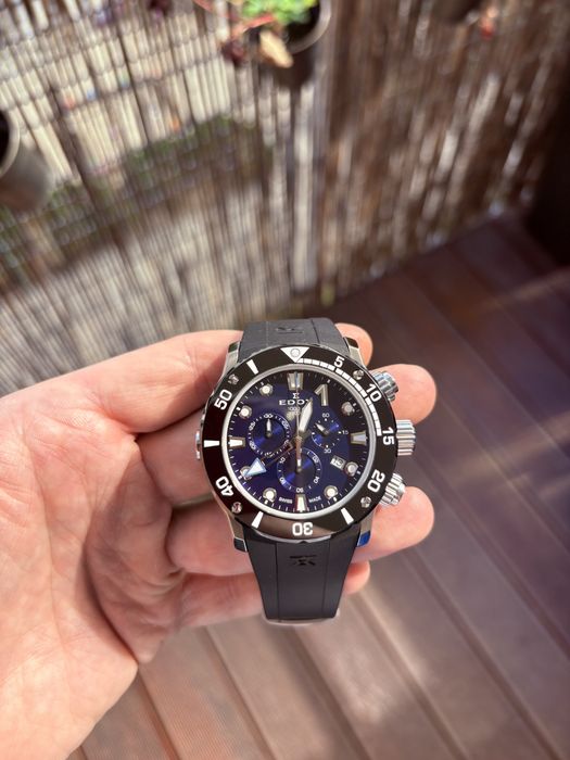 Zegarek męski Edox CO-1 Chrono Titanium
