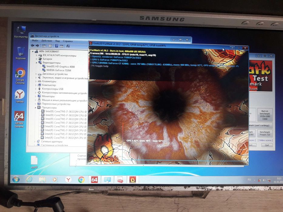 Продам плату Acer v3 571g