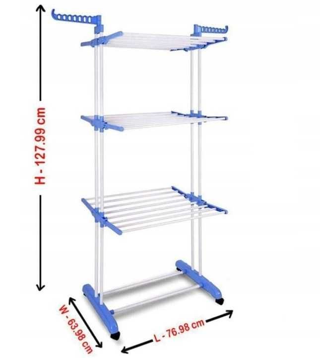 Suszarka na pranie pionowa składana 3 poziomowa