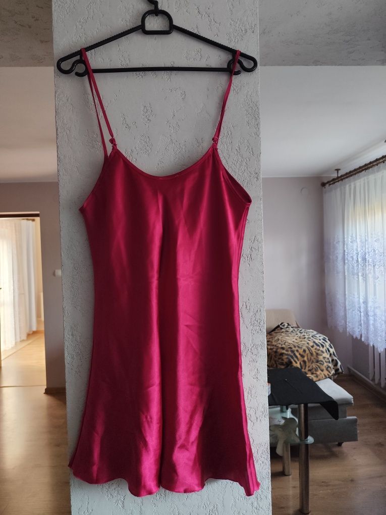Koszulka nocna z koronką na regulowane ramiączka rozm S. C&City.