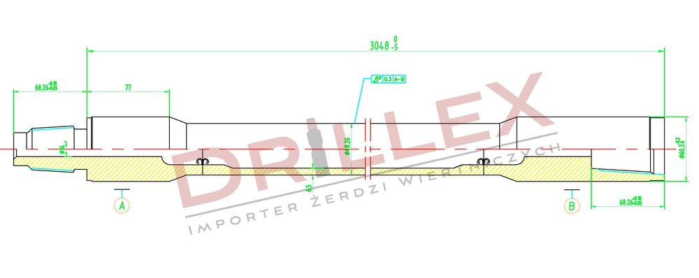 Żerdzie wiertnicze Ditch Witch JT1220 M1 877zł