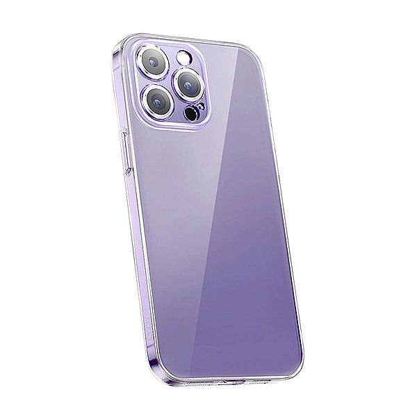Baseus Crystal Case etui do iPhone 14 Pro Max cienki pokrowiec + szkło