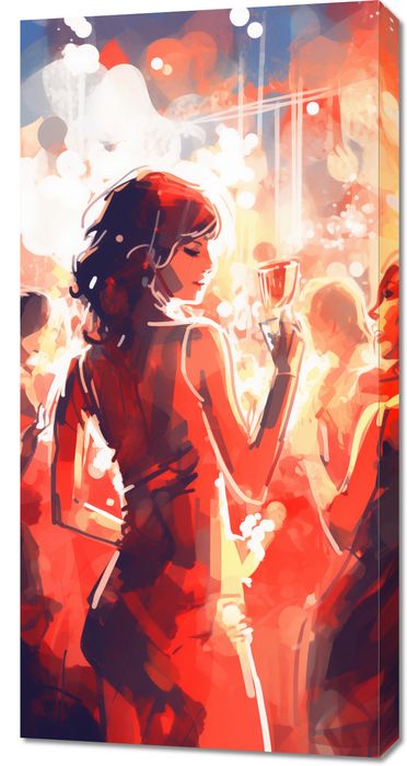 Obraz 50x100cm Wyjście Wieczorną Porą