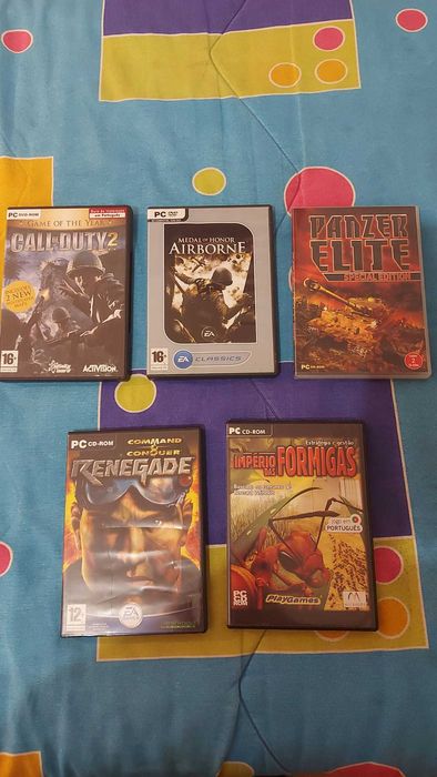 Coleção de jogos antigos para PC