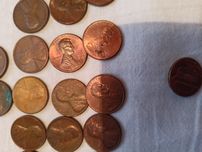 Monety 1 cent 51 sztuk