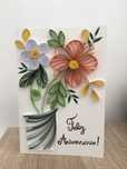 Postais em quilling (filigrana de papel)