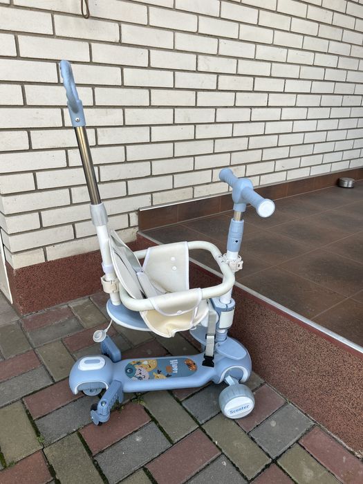 Самокат дитячий блакитний