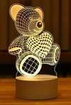 Lampka akrylowa miś , lampa 3D, lampka biurowa, lampka dla dziecka