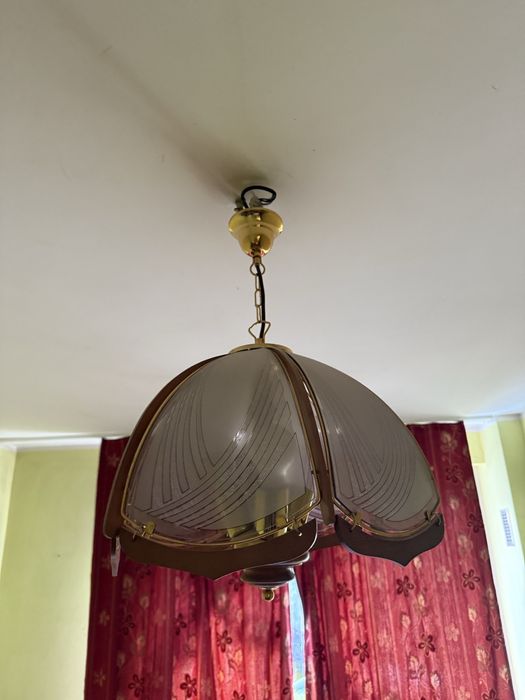 Lampa sufitowa szklana