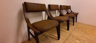 Krzesła Skoczek - Retro Loft Prl Vintage Lata 70