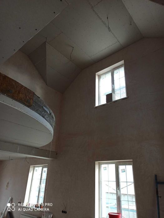 Гіпсокартонні роботы. Монтаж гіпсокартона. МАЛЯРКА.