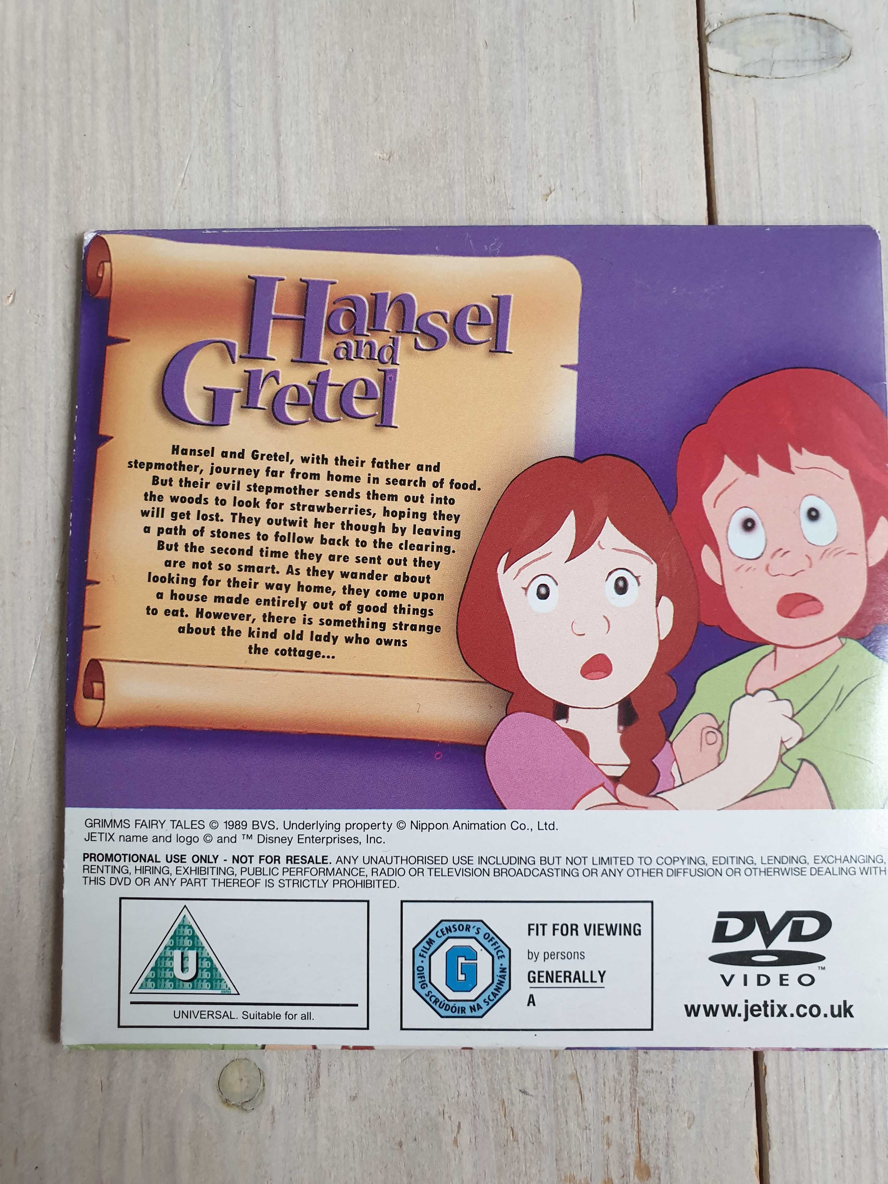 Pĺyta DVD po angielsku bajka Hansel and Gretel