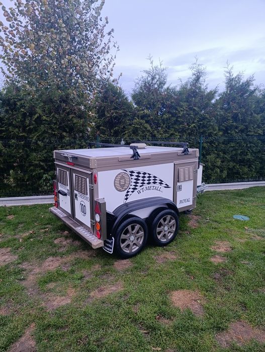 Przyczepka do przewozu trzech psów Wt Metall