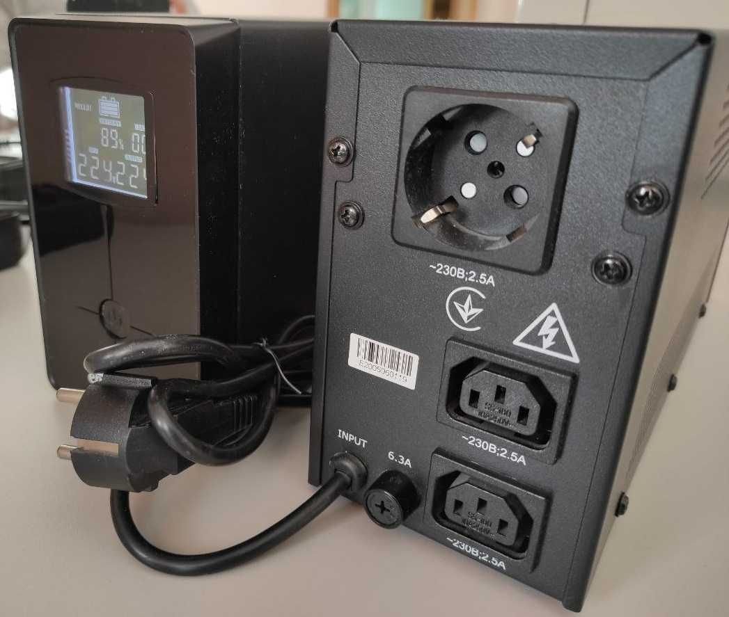 ДБЖ EnerGenie EG-UPS-031 650VA LCD - БЕЗ акумулятора
