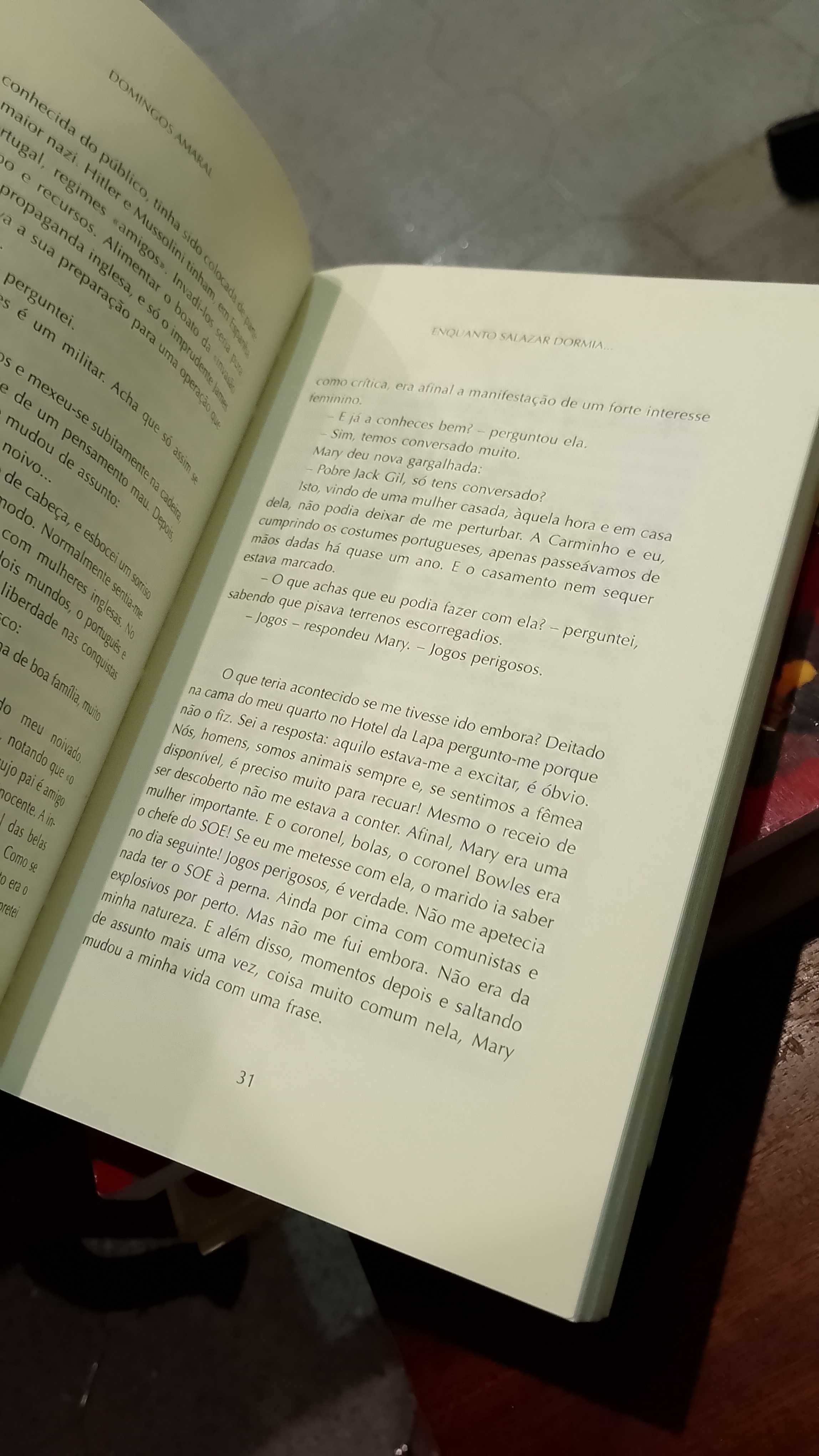 Enquanto Salazar Dormia - Domingos Amaral