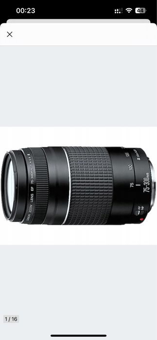 Nowy obiektyw Canon EF 75-300 f 4-5.6 III DC