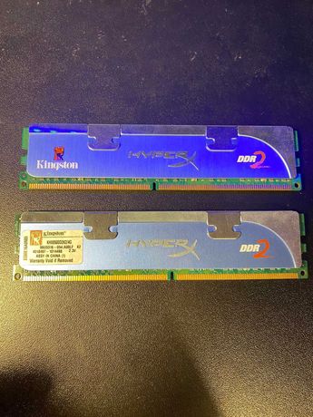 Pamięci RAM 2x Kingston KHX8500D2K2/4G DDR2 2x2GB