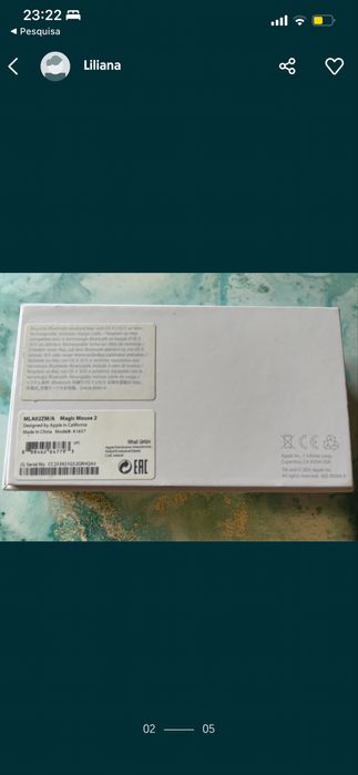 Apple Magic mouse 2 (como novo)