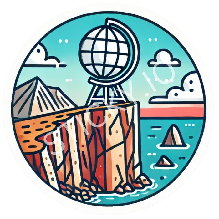 Autocolantes/Adesivos Cabo Norte (Nordkapp)