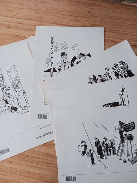 19 desenhos críticas sociedade de época