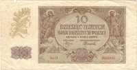 Banknot 10 zł. 1940r. seria: H