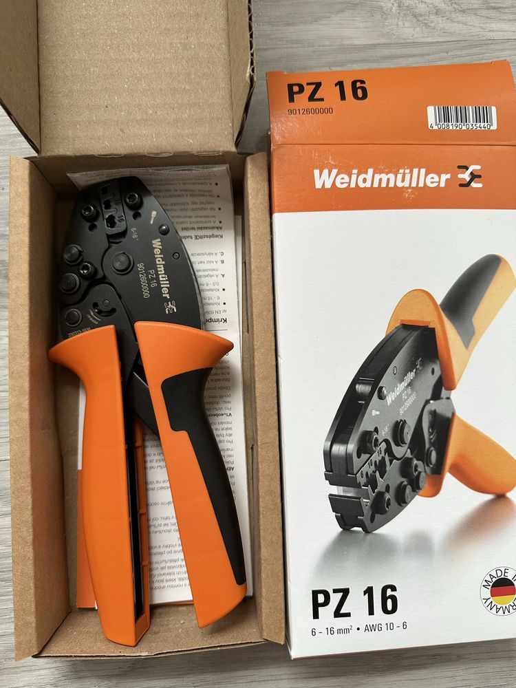 Zaciskarka obcinak Weidmuller