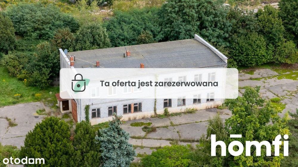 Na sprzedaż hala z częścią biurowo - mieszkalną
