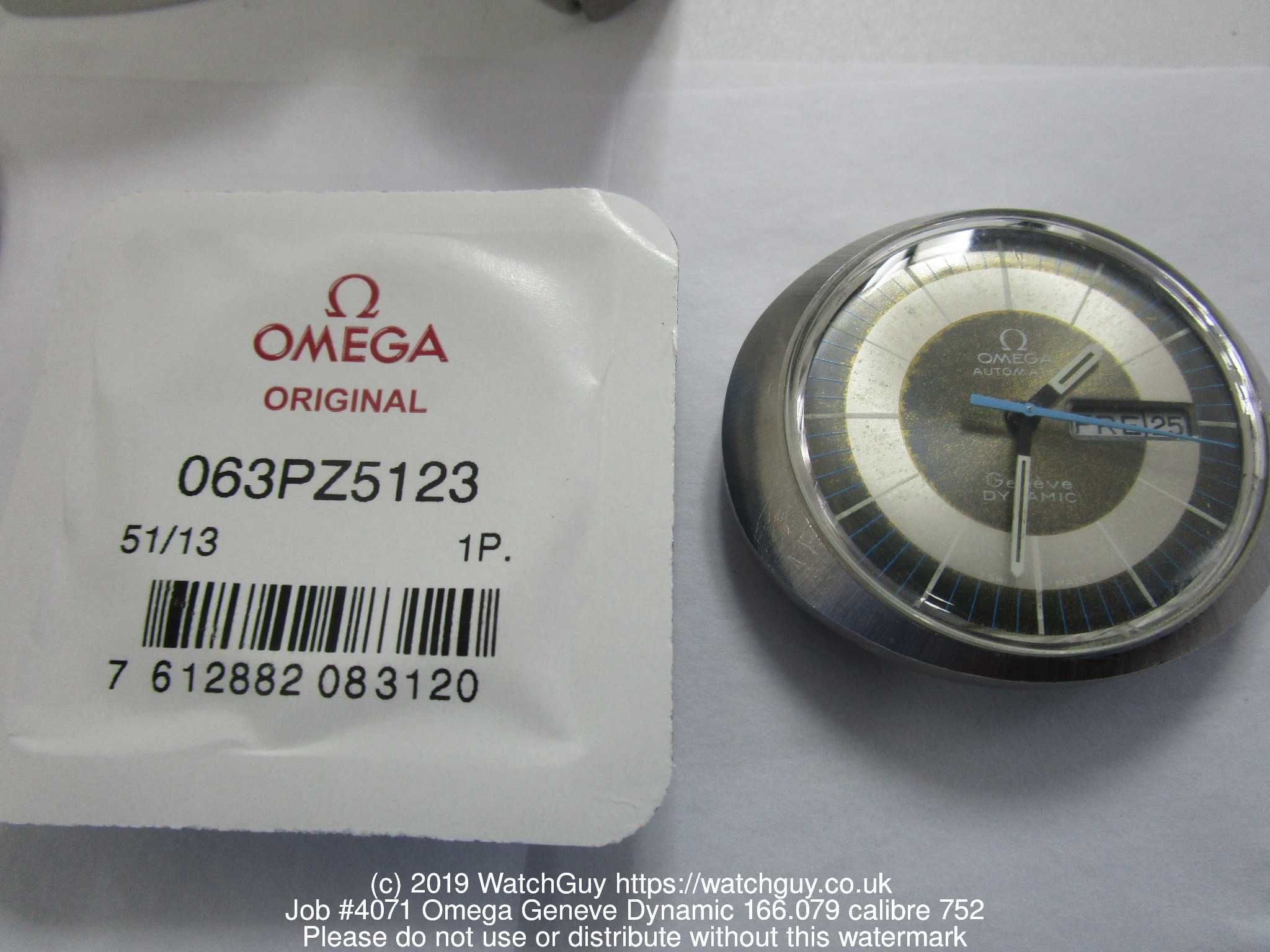 Omega Geneve Dynamic z bransoletą po serwisie