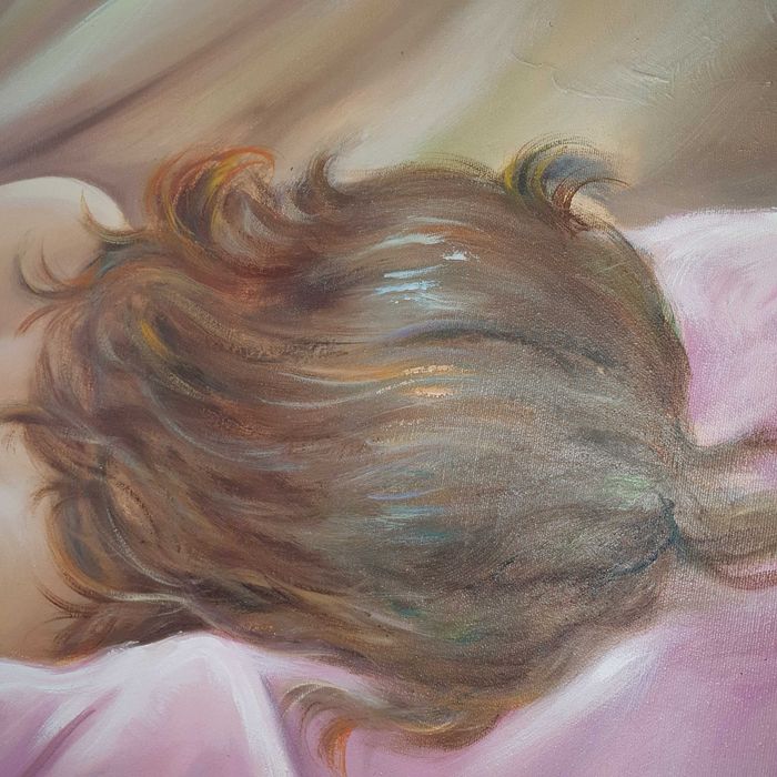 Quadro pintura a óleo mulher nua 1,50 cm X 50 cm