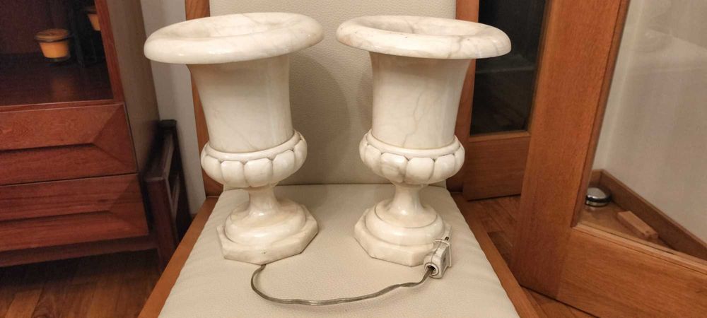 Vasos Iluminados em Alabastro