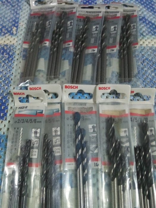 Bosch Jogo de bits/pontas brocas madeira hss alvenaria granito