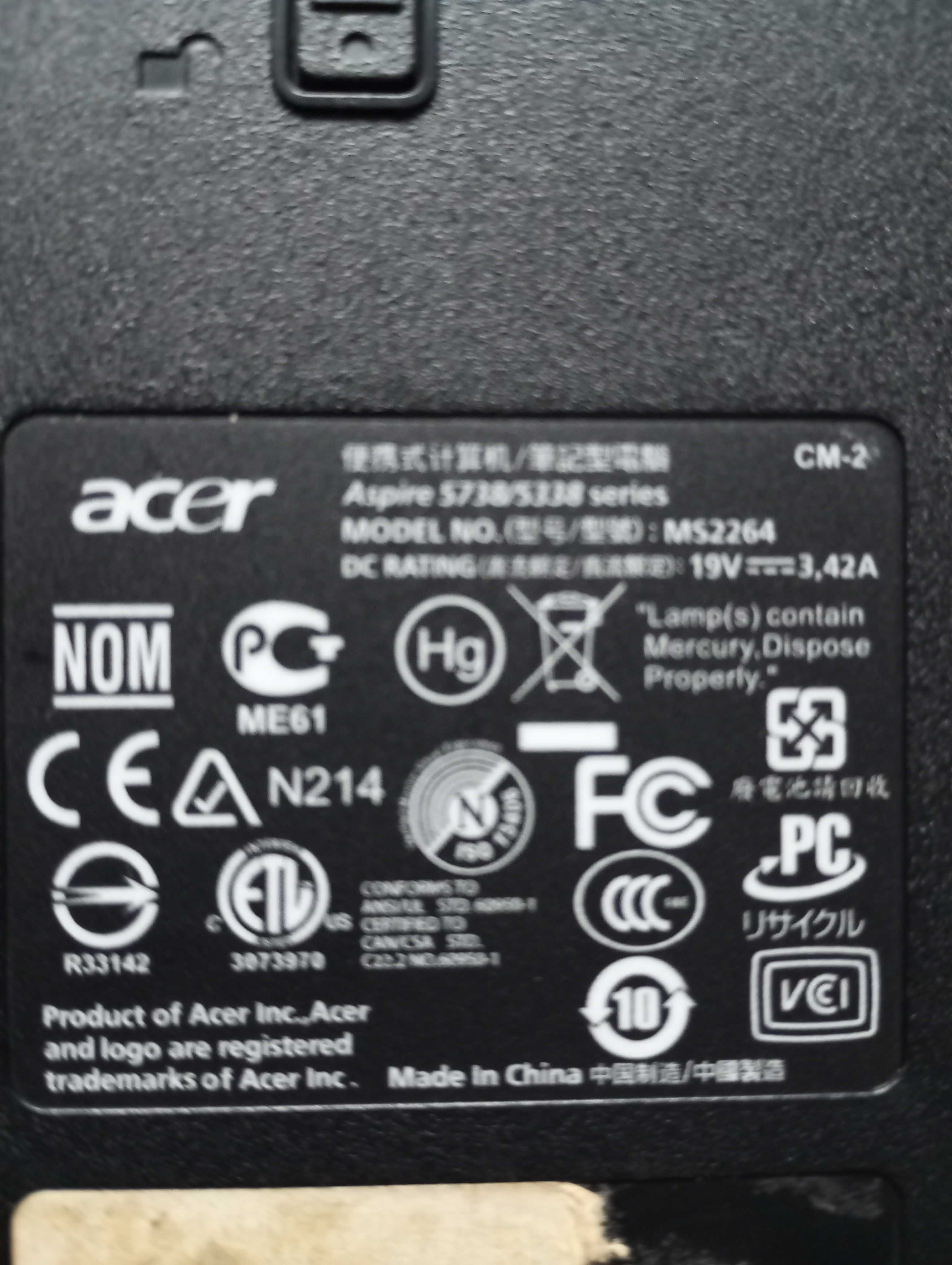 Продам ноутбук ACER