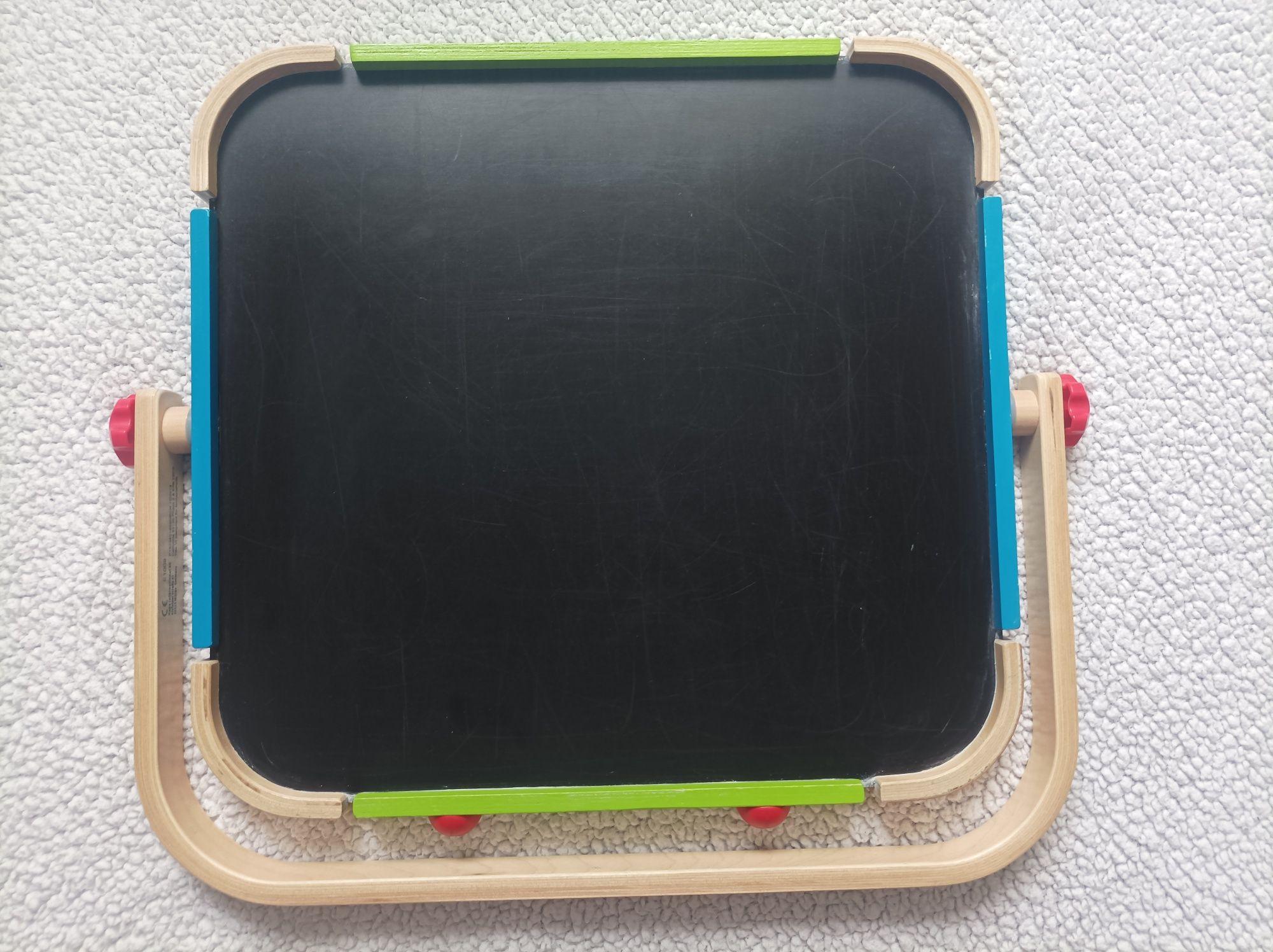 Dwustronna magnetyczna tablica drewnia Hape