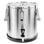 Termos gastronomiczny transportowy z kranem Mega-M UC 22L stal