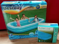 Basen Bestway dmuchany 262 * 175 * 51 + pokrowiec plandeka