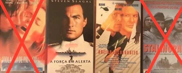 Filmes em VHS (vários géneros)