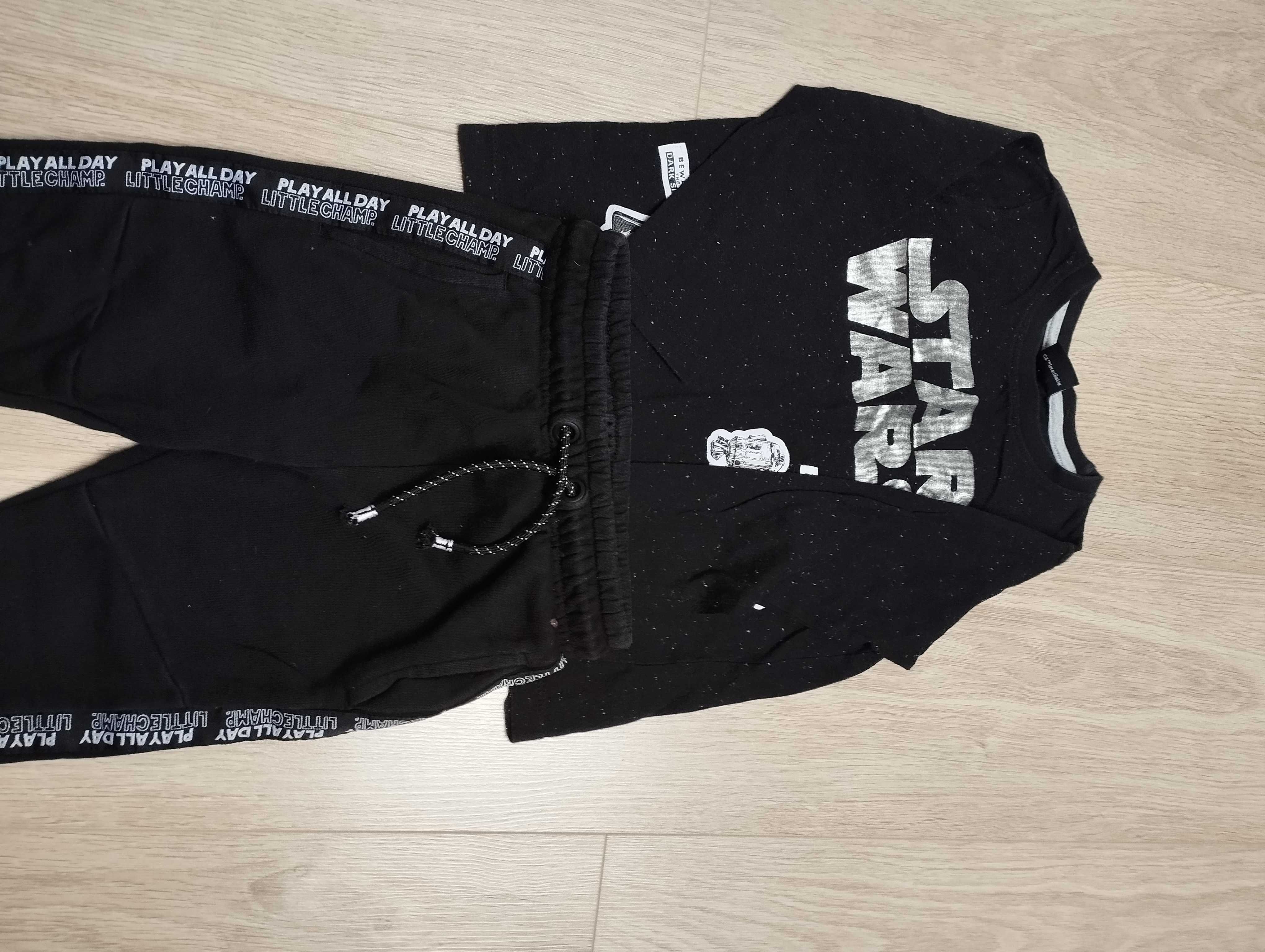 Paka ubrań chłopca  dres bluza h&myszka Miki r 98  spodnie adidas