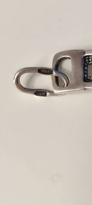 Серебряный браслет 925 скань