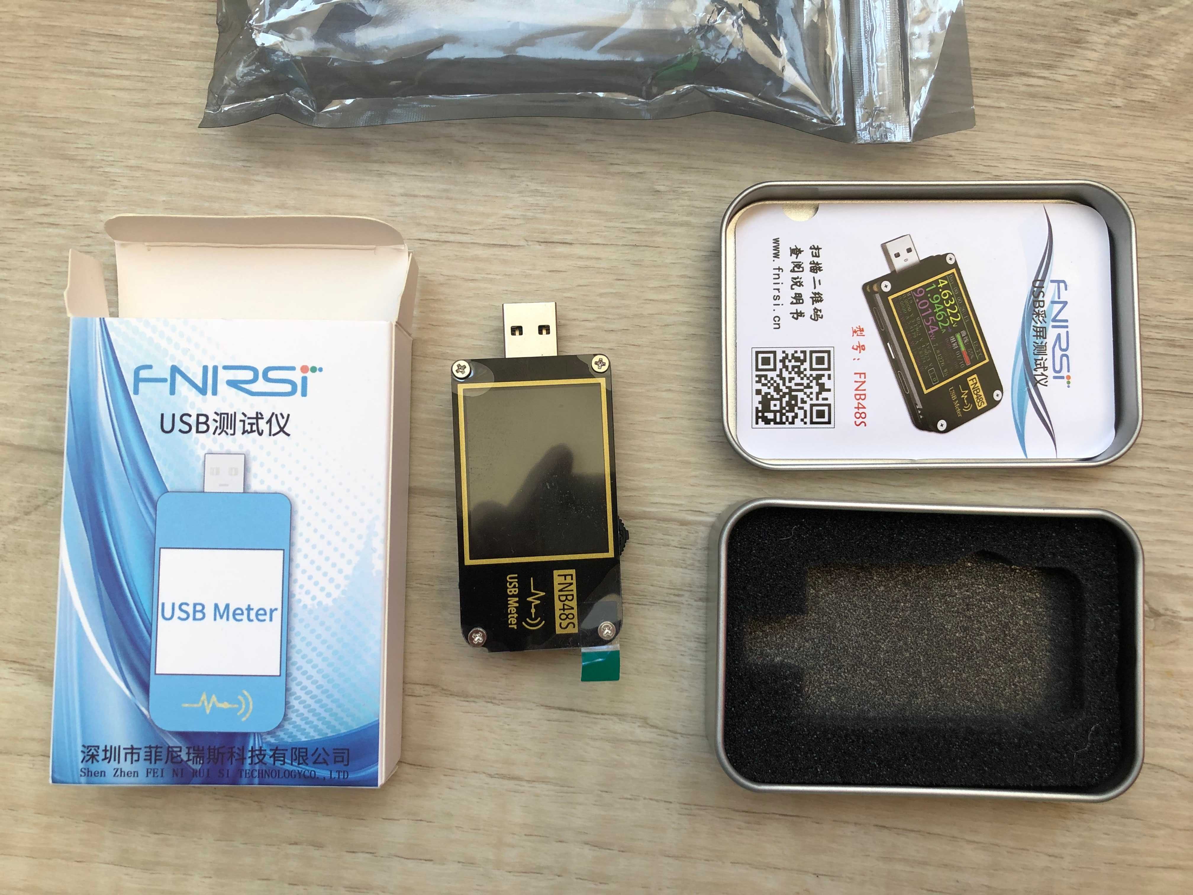 FNIRSI FNB48S  USB-тестер (без блютуз)